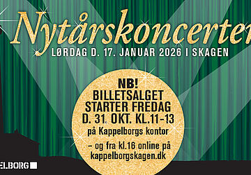 Pressefoto til nytårskoncerten 2026 på Kappelborg