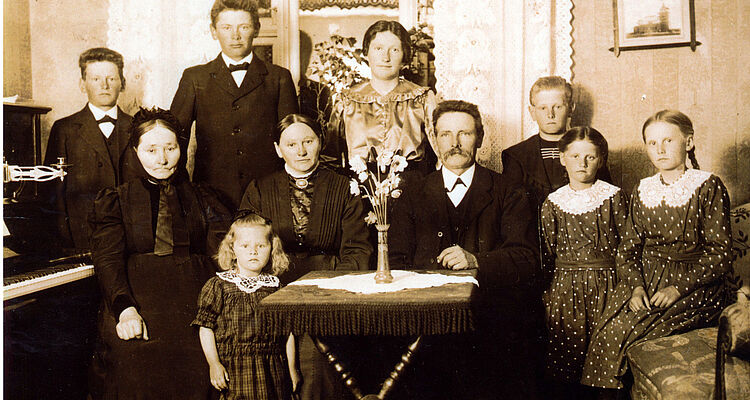 Foto af Familien Kokholm fra Skagen Lokalhistoriske forening