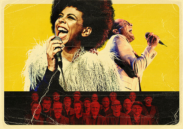 Illustration af Tip Toe Bigband